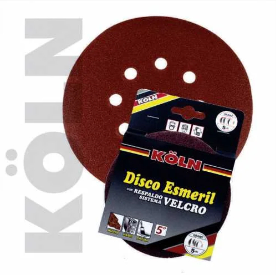 ABRASIVO DISCO C/ VELCRO 5"120
